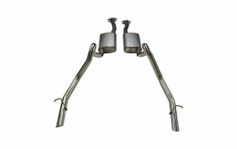 Cat Back Exhaust System 79-93 Mustang LX_ 94 -97 Split Rear Dual Exit 2.5 in